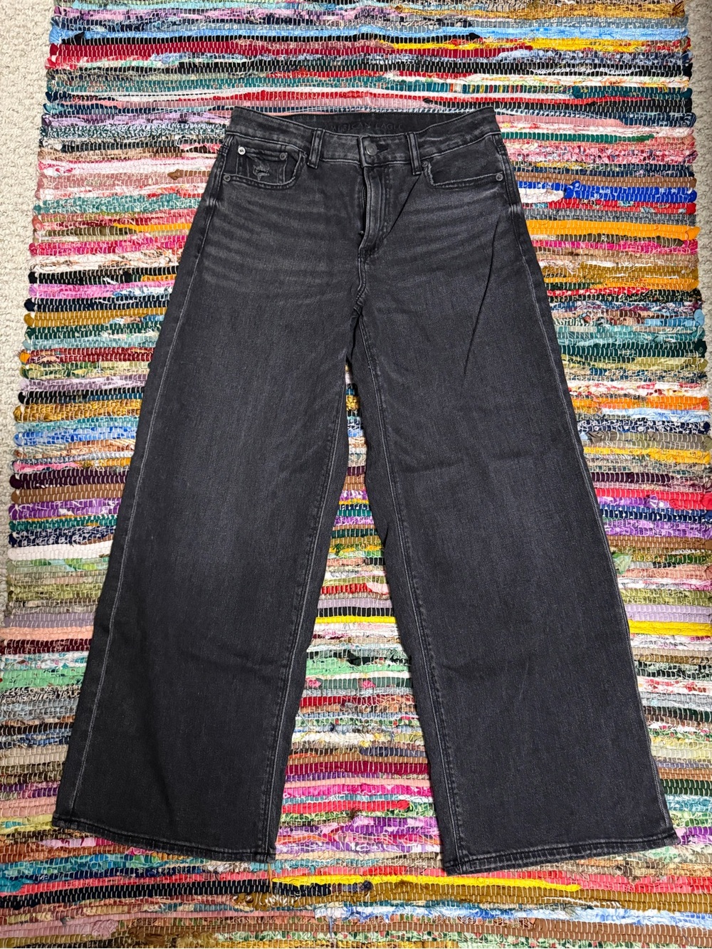 American Eagle women’s baggy wide leg jeans